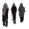 Hanging Grim Reaper Skeleton Ghosts 3-Pack, Outdoor Hallowee - view 1