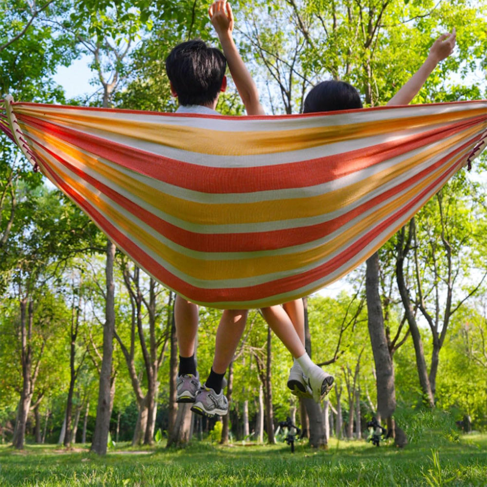 Canvas Hammock with Wooden Spreader Bars, Single Size, 500 l - view 8