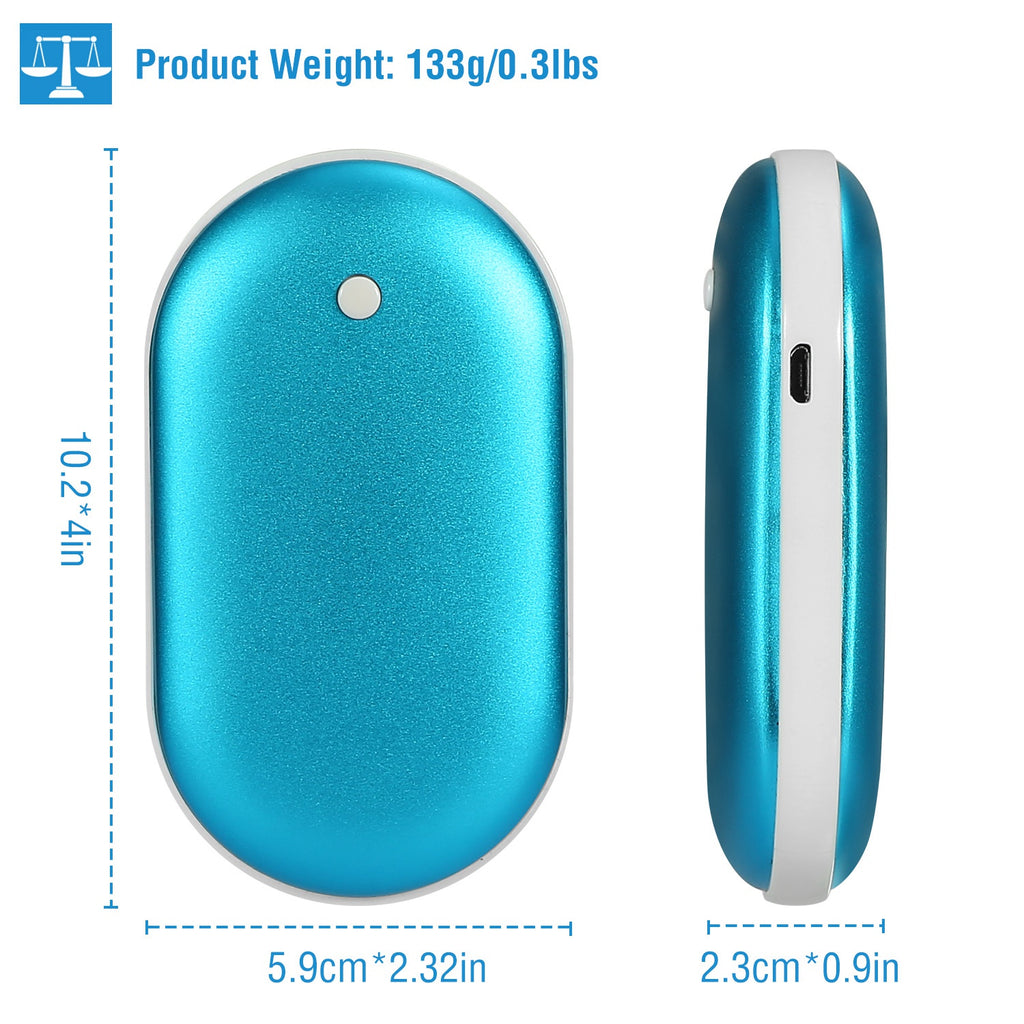Rechargeable Hand Warmer and 5000mAh Power Bank, 3 Heat Leve - view 3