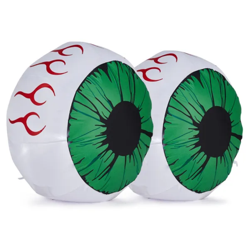 Inflatable Glowing Eyes 2-Pack, 3 ft Lighted Halloween Yard  - view 2
