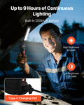 Rechargeable LED Work Light with Magnetic Base, 5 Modes, Typ - view 1