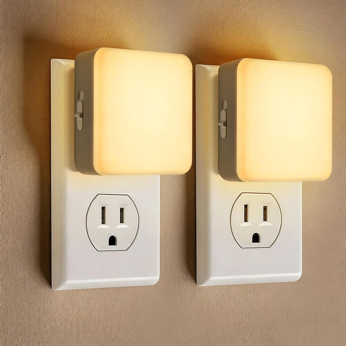 Dusk-to-Dawn LED Night Lights 2-Pack, Plug-In Auto On Off Wa - view 3