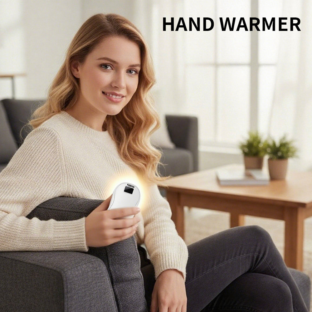 Rechargeable Hand Warmer with Digital Display, Double-Sided  - view 7