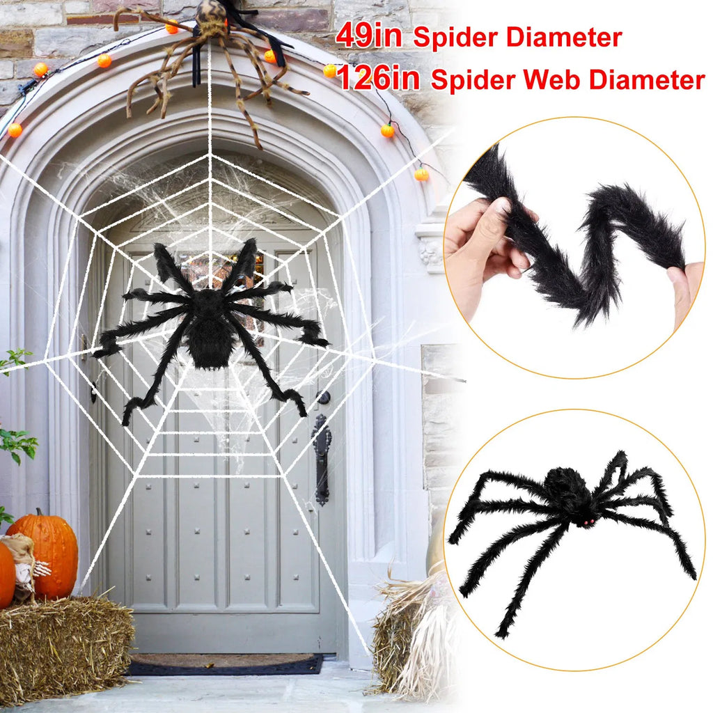 49 in Giant Hairy Spider with 126 in Mega Web, Outdoor Hallo - view 6