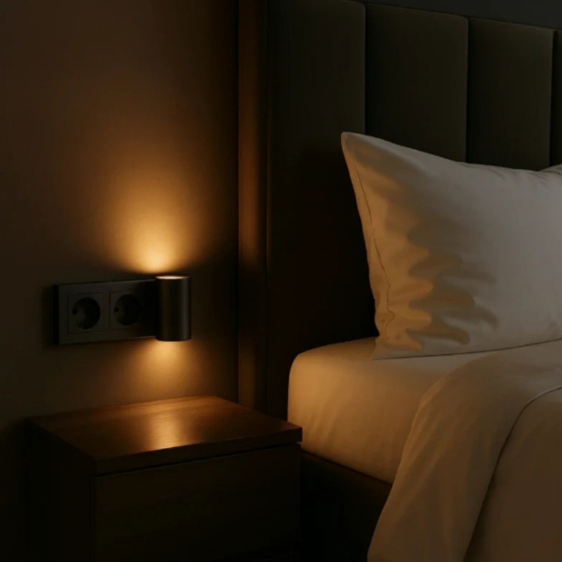 Dimmable Plug-In LED Wall Night Light with Dusk-to-Dawn Sens - view 6
