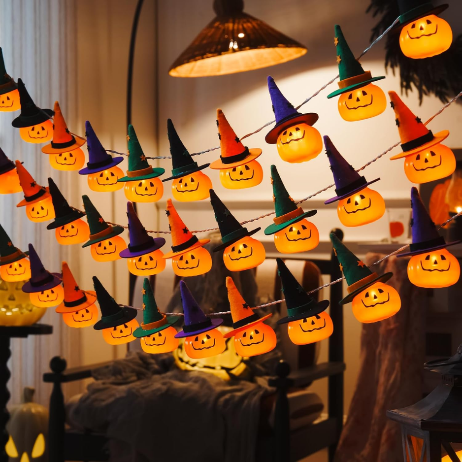 Halloween Fairy String Lights 4.9 ft 10 LED, Battery Operate - view 1